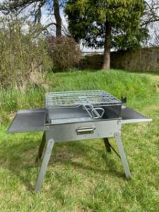 Stainless steel LET'S BRAAI camping braai 