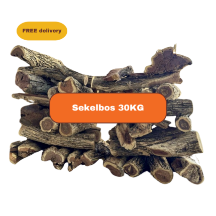 LET'S BRAAI Sekelbos Braai wood 30kg Namibian Hardwood