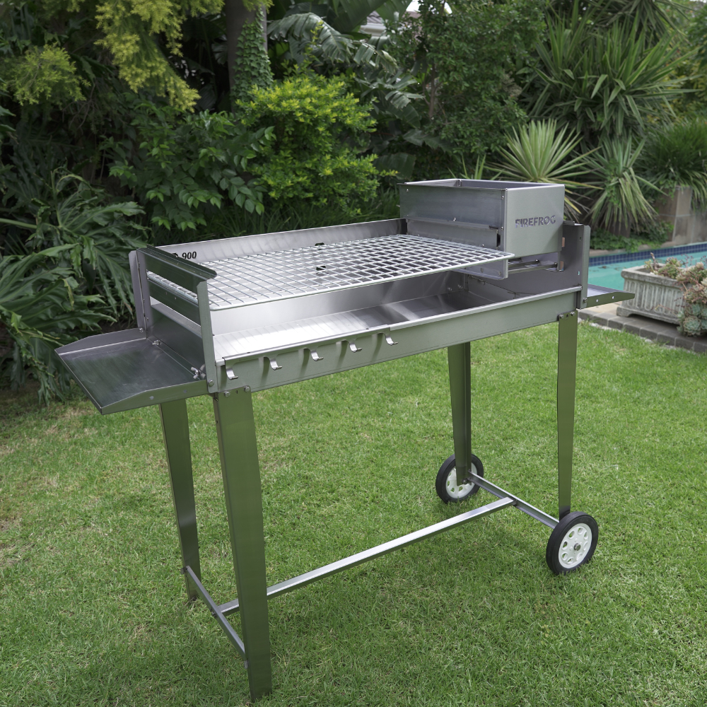 430 Stainless Steel Mobile Braai with Ember Maker