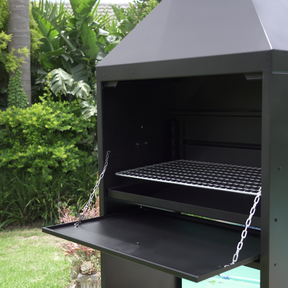 800 Free Standing Braai – . Mild Steel Wood Fire and Charcoal BBQ