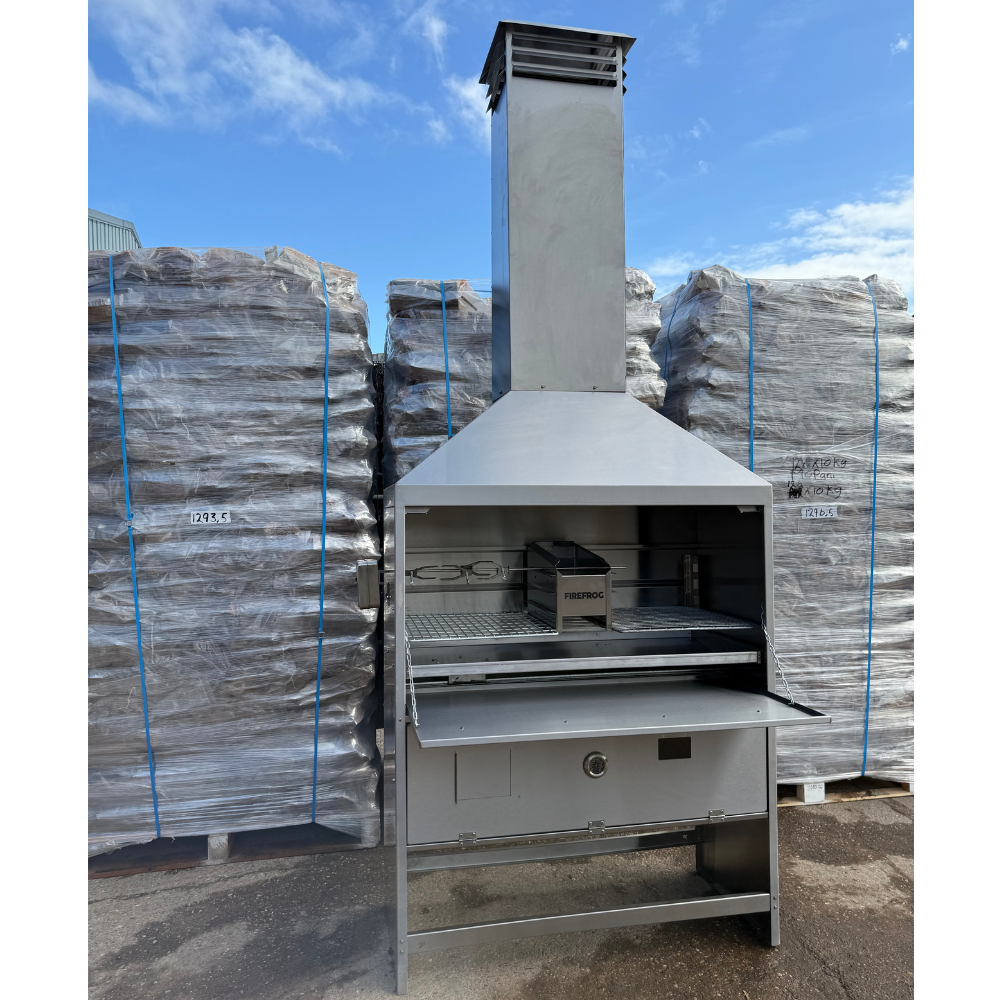 FREESTANDING BRAAI ROCKET STOVE