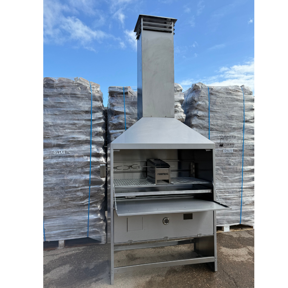 FREESTANDING BRAAI ROCKET STOVE